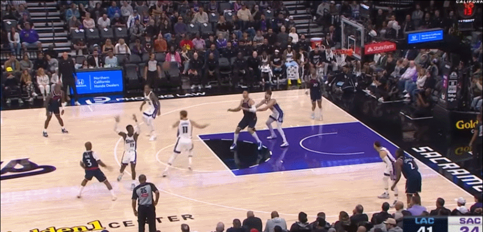 球队能拉开, 在国王的比, 大洛在内线 球队能拉开, 在国王的比, 大洛在内线